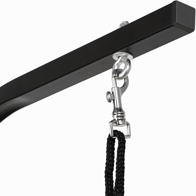 Yaheetech 32-inch Portable Pet Dog Grooming Table w/arm/Noose Black