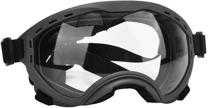Dog Goggles, Anti-UV Sunglasses for Medium to Large Dogs, Windproof Dustproof Snowproof Eye Protection with Soft Frame for Outdoor Activities