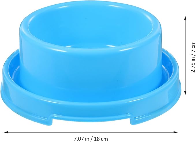 Dog Slow Water Feeder Dog Feeding Bowls Pet Water Bowl Pet Bowl Set Blue Outdoor Large Dog Water Bowl Dog Food Bowls Pets Food Feeder Pet Feeding Bowls Cat Food and Water Bowl Set