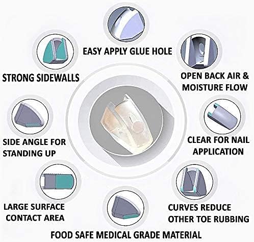 TAKTIKAL Dr. McHenry's Dog Toe Treads, Set of 24, Adhesive, Cleaning Brush, Increased Traction, Mobility Support, Large Kit- Weight: 40-60 lbs. Net Weight 1.6 oz.