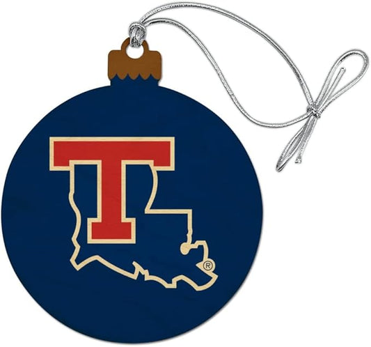 GRAPHICS & MORE Louisiana Tech University Bulldogs Logo Wood Christmas Tree Holiday Ornament