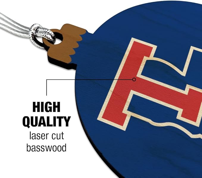 GRAPHICS & MORE Louisiana Tech University Bulldogs Logo Wood Christmas Tree Holiday Ornament
