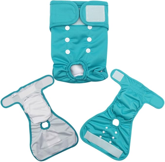 Female Dog Panty for Estrus | Waterproof and Anti-Disturbance Washable Cloth Diaper | Reusable Dog Diaper | Universal for Small/Medium/Large Dogs (S)
