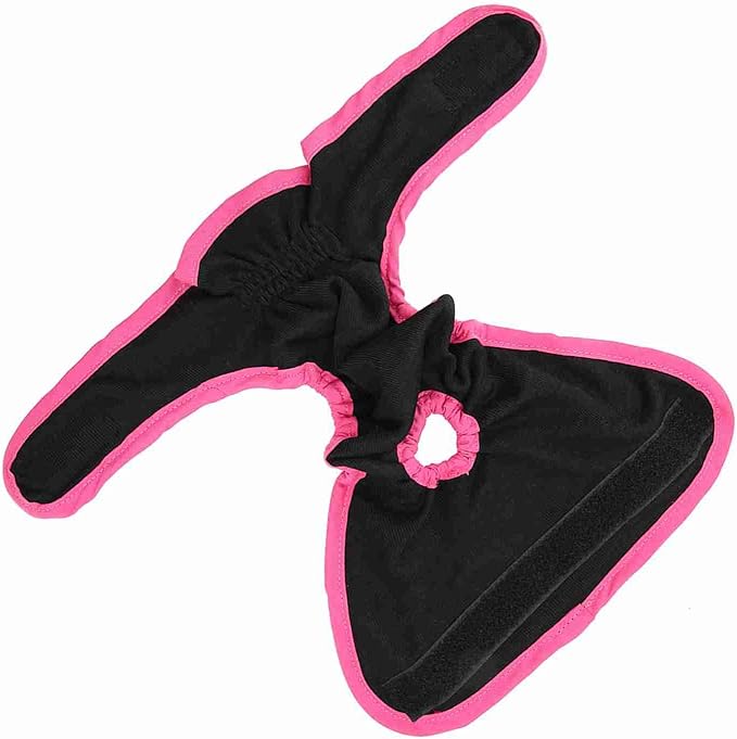 Yinhing Dog Female Physiological Pants Premium Polyester Underwear Pet Sanitary Diaper Elastic Band Hook Hoop Closure Small Medium Large Dogs (S)