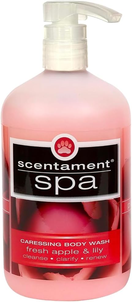 Best Shot Scentament Spa Caressing Body Wash, Fresh Apple Lily, 16 oz