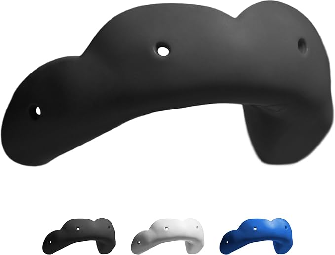SISU Go Mouthguard, Charcoal Black - Low-Profile Front Tooth Protection for Soccer, Basketball, Water Polo, Skateboarding, BMX, Action Sports - Remoldable Up to 20 Times - Thin, Breathable - Non Toxic