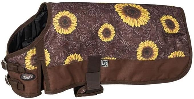 Tough 1 1200D Print Dog Blanket XX-Large Sunflower