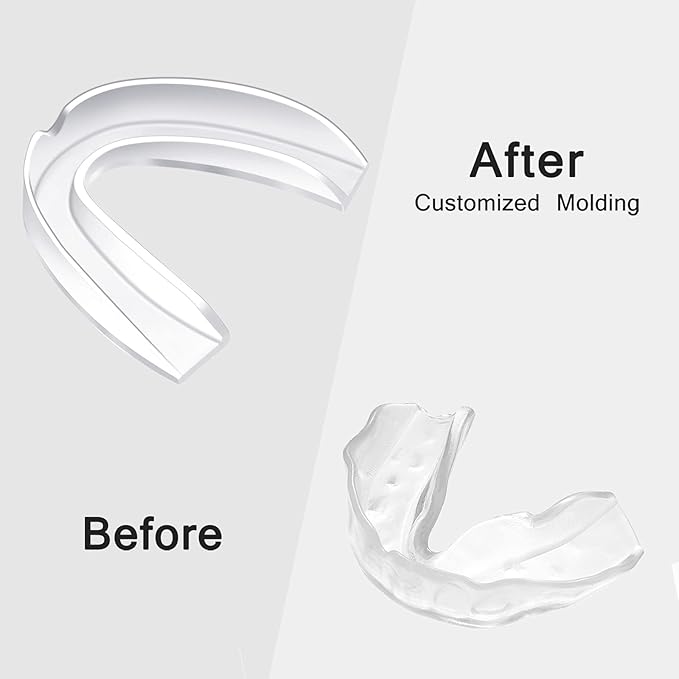 Nuanchu 30 Pack Sports Mouth Guard Athletic Moldable Mouth Guard Boxing Protection for Adult Hockey Football Basketball Lacrosse Boxing(Clear)