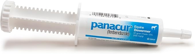 MERCK ANIML Health/DURVET Panacur Powerpac Dewormr Fenbendazole 1 Pack 57 Gram Paste 10%