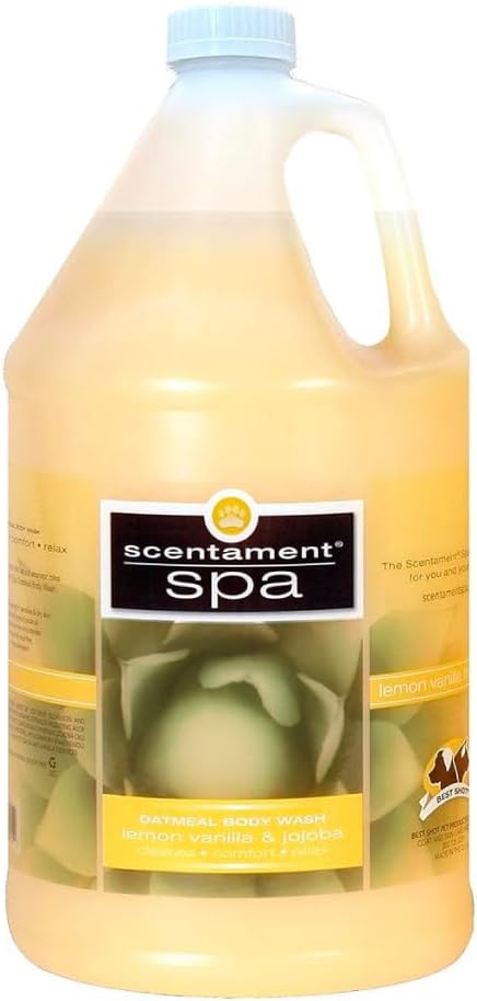 Best Shot Scentament Spa Oatmeal Body Wash, Lemon Vanilla, 1 Gallon