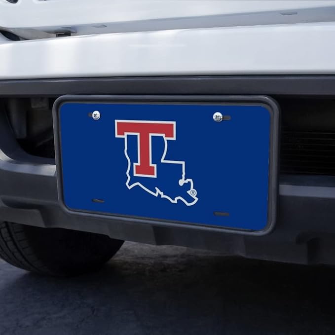 GRAPHICS & MORE Louisiana Tech University Bulldogs Logo Novelty Metal Vanity Tag License Plate