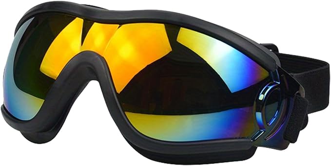 Dog Goggles Sunglasses UV Protection Wind Dust Fog Protection Pet Glasses with Adjustable Strap for Medium or Large Dog