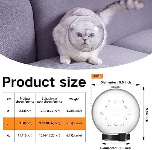 Cat Muzzle and Boots, Adjustable Headgear for Grooming, Breathable Hood Face Mask for Bathing Head Bubble Cover, Anti Bite Cat Holder Helmet