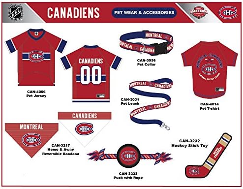 Pets First NHL Montreal Canadiens Jersey for Dogs & Cats, Small. - Let Your Pet Be A Real NHL Fan!