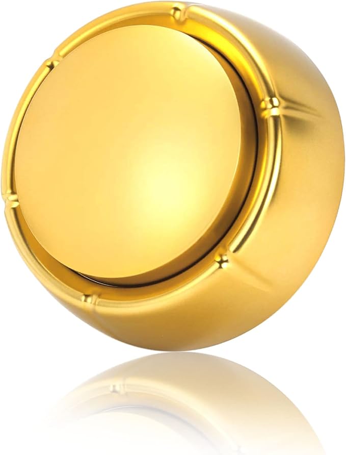 Gold Recordable Button - Easy 30 Sec Talking Button Easy Button Answer Buzzers Custom Sound Button for Dogs Training Classroom Study Office Home Game