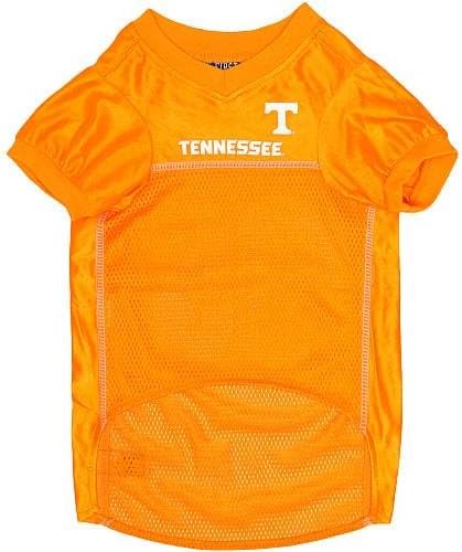 Pets First NCAA College Tennessee Volunteers Mesh Jersey for DOGS & CATS, X-Small.Licensed Dog Jersey with your Favorite Football/Basketball College Team