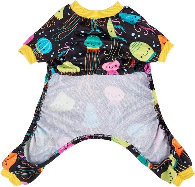 CuteBone Soft & Stretchy Dog Pajamas - Cozy Pet Jammies Breathable Jumpsuit for Small Dogs - All-Season Comfy Outfit Easy-On Pullover Design - Keeps Pets Warm & Comfortable P80M