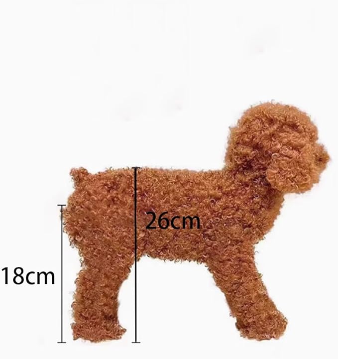 Dog Mating Toy, Male Dog Silicone Mating Toy, Anxiety Relief Dogs, Simulated Hair, Teddy Vent Interactive Toys, for Male Estrus,Sleeping Plush Toy, Pet Estrus,3,M