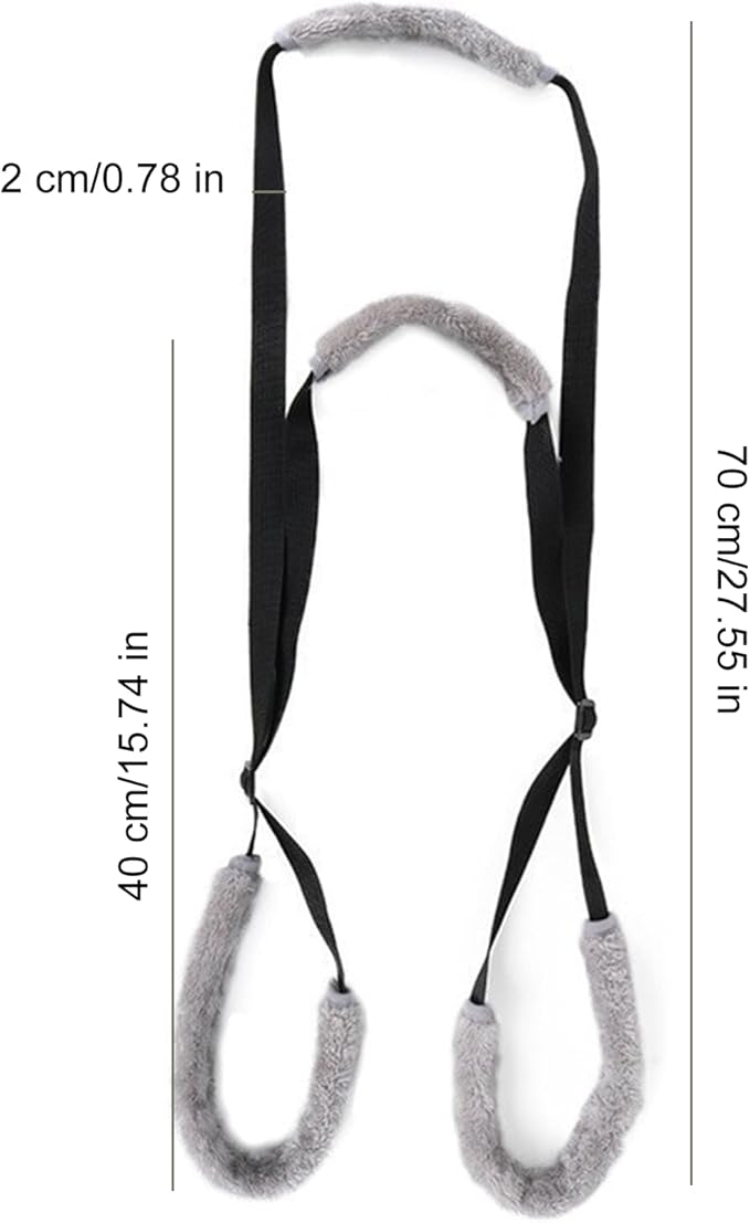 NIIIYTYB Sling for Dogs Back Legs Rear Support Harness for Paralyzed or Handicapped Pets Assistance Lift Slings for Hind Leg Mobility Small Dog Handicap Supplies for Joint Injuries and Stability Black
