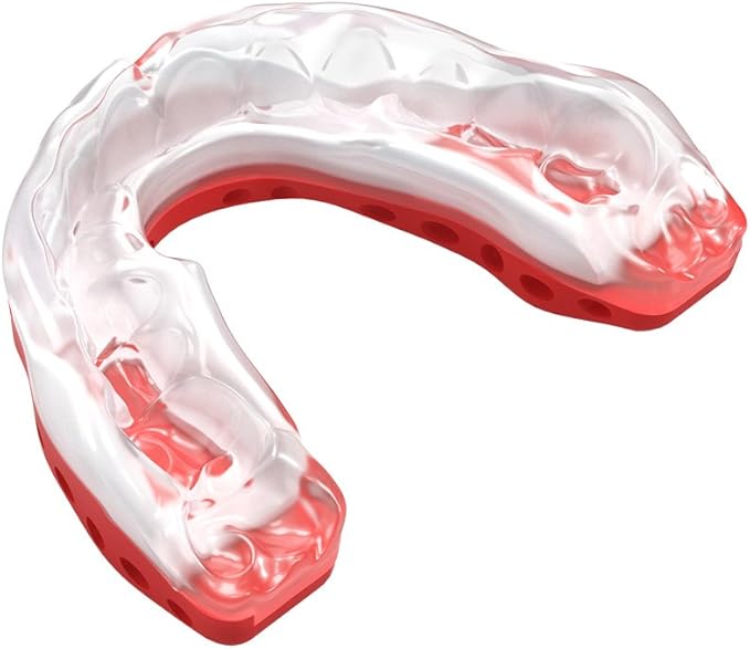 Shock Doctor Ultra 2 STC Mouth Guard w/Detachable Strap for Football Helmet, Custom Fit - Youth & Adult – Superior Protection and Low Profile Fit