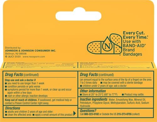 Neosporin + Pain Relief Dual Action Cream, .5 Oz