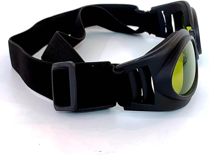 Pet Dog Laser Protection Glasses 1064nm Goggles 190-450nm & 800-1100nm UV400(Size XL) for 25-35KG Pets
