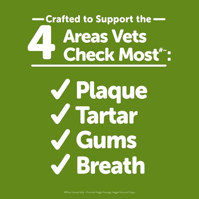 Whimzees Wellness Alligator Dog Dental Treats, Large Size, (6 Count)