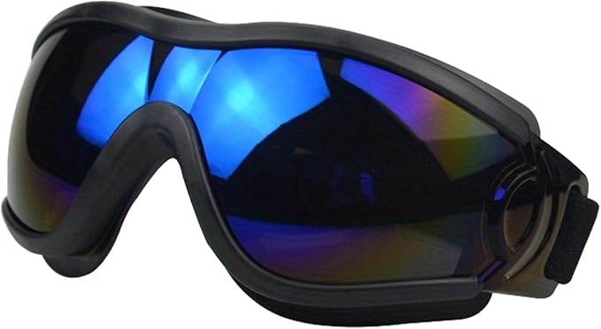 Dog Goggles Sunglasses UV Protection Wind Dust Fog Protection Pet Glasses with Adjustable Strap for Medium or Large Dog