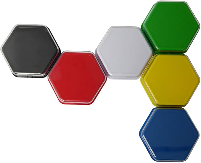 Talking Products Talking Tiles Voice Recorders, Communication Sound Buttons, Pack of 6 Colors, 80 Seconds Recording, Educational Classroom Resources, Game Show Answer Buzzers
