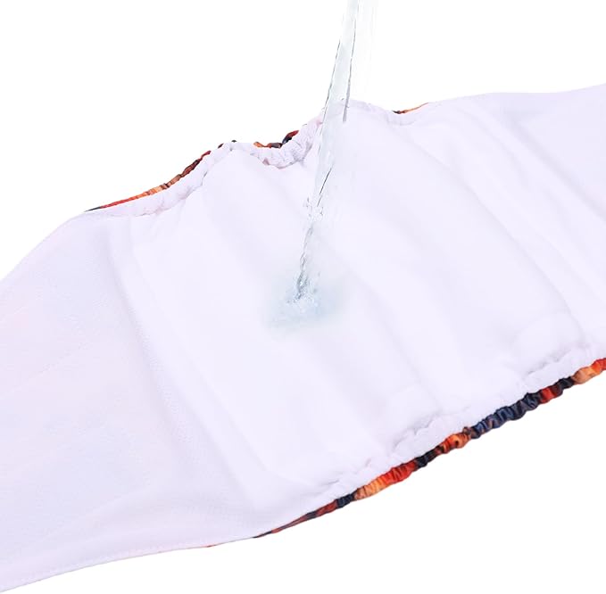 CuteBone Dog Diapers Male Washable Belly Band for Male Dogs Wraps Black 3pcs a Pack DM56S