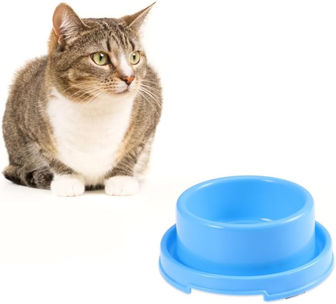 Dog Slow Water Feeder Dog Feeding Bowls Pet Water Bowl Pet Bowl Set Blue Outdoor Large Dog Water Bowl Dog Food Bowls Pets Food Feeder Pet Feeding Bowls Cat Food and Water Bowl Set