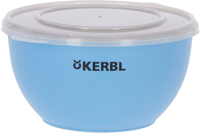 Maxi-Pet 80528 Stainless Steel Bowl Set with Lid 550 ml / 900 ml / 1200 ml Blue