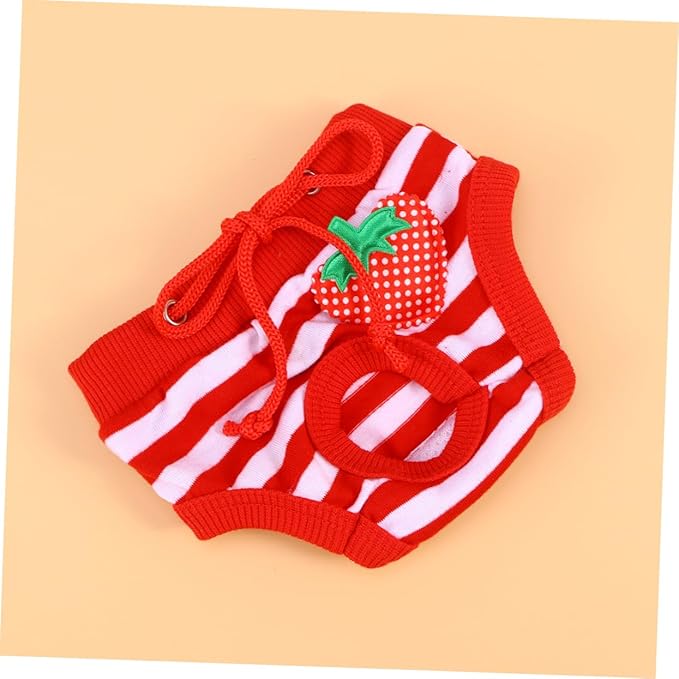 Kisangel Pet Diaper Washable Male Dog Shorts Stripe Design Comfortable Physiological Pants for Male Dogs s for Incontinence and Estrus Protection
