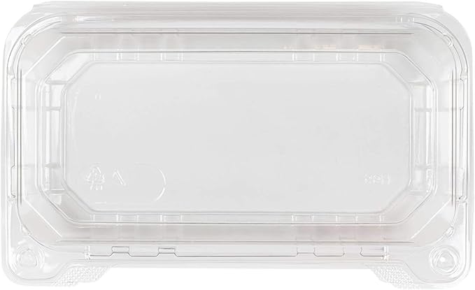Karat Clamshell Take Out Food Containers [9"x5" - 250 ct] Durable, Stackable, Crack-Resistant To Go Boxes | Clear