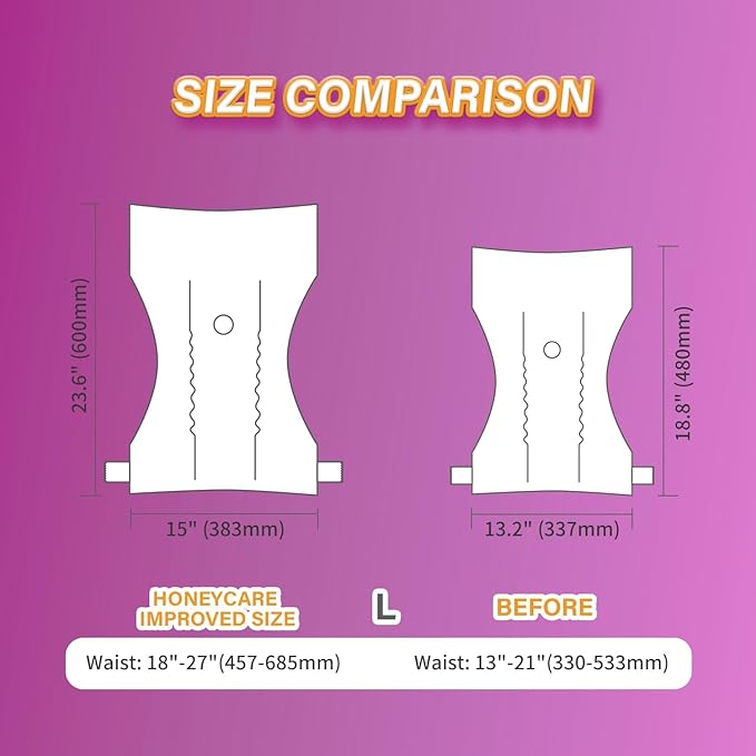 Honey Care All-Absorb Disposable Female Dog Diapers L Size, Improved Bigger Size, 22 Count, Super Absorbent, Breathable, Wetness Indicator, Packaging May Vary