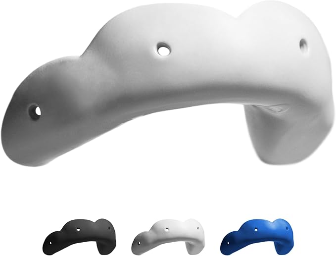 SISU Go Mouthguard, Snow White - Low-Profile Front Tooth Protection for Soccer, Basketball, Water Polo, Skateboarding, BMX, Action Sports - Remoldable Up to 20 Times - Thin, Breathable - Non Toxic