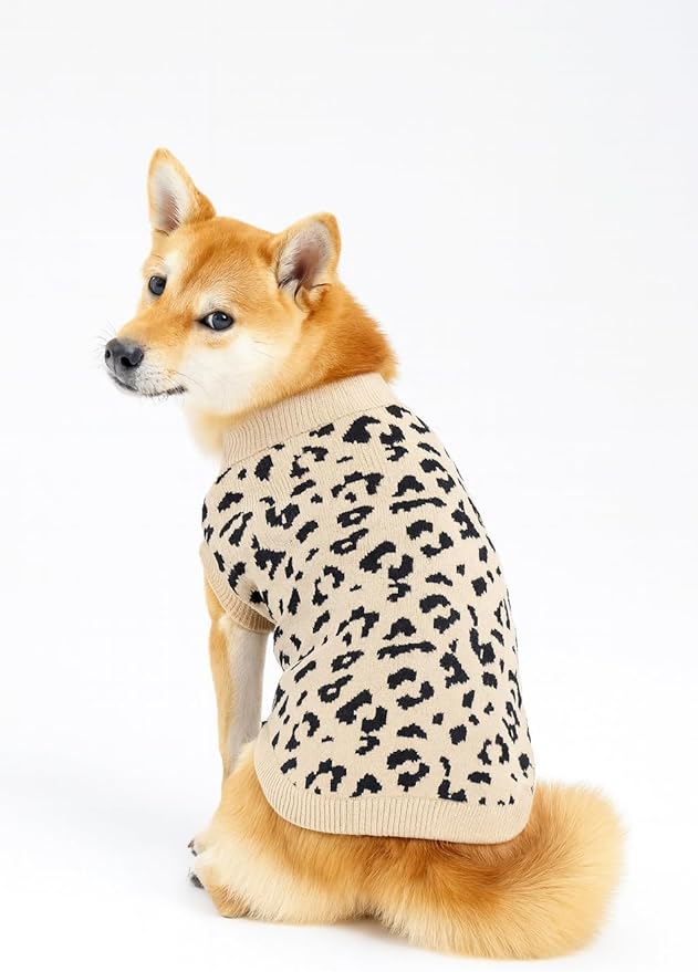 Luxury Dog Sweater – Soft Knit Designer Pet Outfit for Small Dogs & Puppies, XS–L, Stylish Warm Clothing for Yorkies, Chihuahuas, Dachshunds, Maltese, French Bulldog
