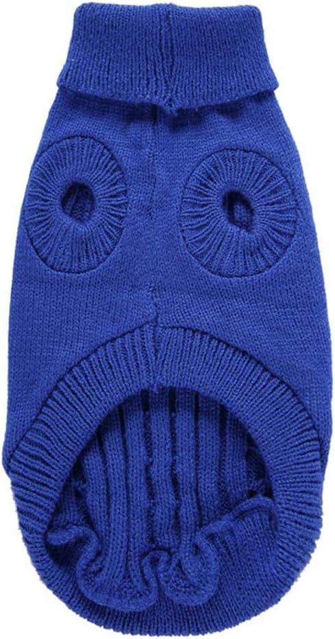 Warm Classic Turtleneck Pet Sweater - Cute Winter Coat for Small, Medium & Large Dogs & Cats - Christmas Sweater for Girls & Boys