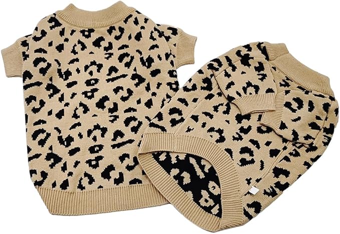 Luxury Dog Sweater – Soft Knit Designer Pet Outfit for Small Dogs & Puppies, XS–L, Stylish Warm Clothing for Yorkies, Chihuahuas, Dachshunds, Maltese, French Bulldog