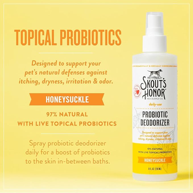 SKOUT'S HONOR Probiotic Grooming Essentials Bundle - Honeysuckle