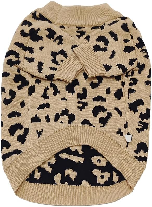 Luxury Dog Sweater – Soft Knit Designer Pet Outfit for Small Dogs & Puppies, XS–L, Stylish Warm Clothing for Yorkies, Chihuahuas, Dachshunds, Maltese, French Bulldog