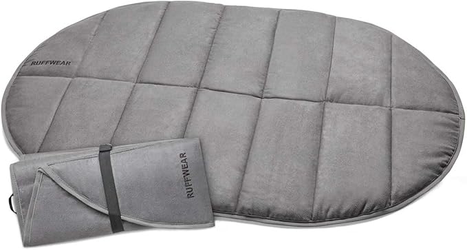 Ruffwear, Highlands Dog Pad, Portable Dog Bed for Outdoor Use, Cloudburst Gray, Medium