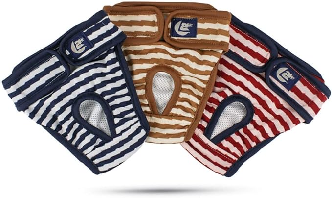 Didiseaon Pet Diapers with Tape, Washable Dog Diaper Sanitary Physiological Pants for Small Female Cat Dog Pet Clothes