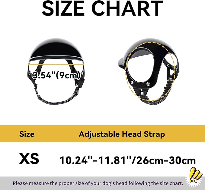 Extra Small Dog Helmet with Cute Dog Goggles, Protects Eyes & Head from Impact, Ideal for Puppy Riding/Outdoor Activities/Halloween Cosplay, White