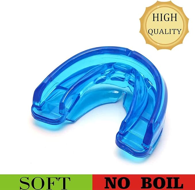 Youth Mouth Guard Football Sport Mouthguard, Premium Quality No Boiling Required，Suitable for Basketball, Wrestling, Taekwondo, Jujitsu and Karate