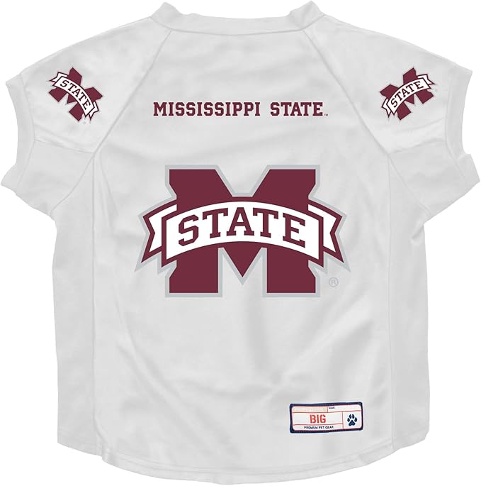 Littlearth Mississippi State Bulldogs NCAA Stretch Pet Jersey