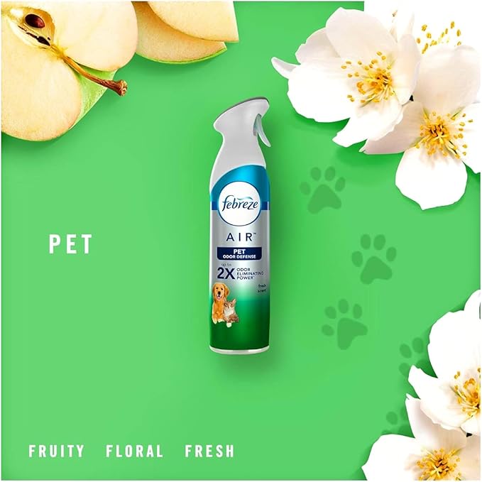 Febreze Pet Odor Eliminating Spray, 8.8 fl. oz., Pack of 2