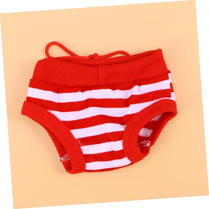 Kisangel Pet Diaper Washable Male Dog Shorts Stripe Design Comfortable Physiological Pants for Male Dogs s for Incontinence and Estrus Protection