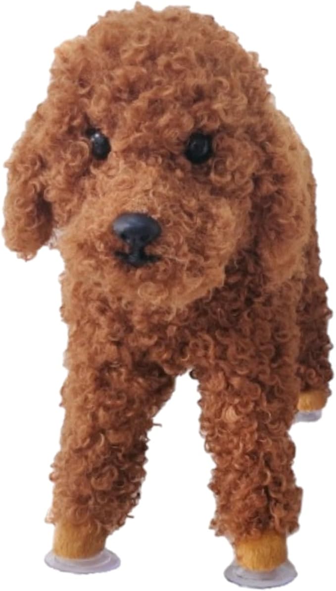 Male Dog Toy Silicone Simulation Humping Dog Toy, Pet Estrus Vent Puppy Toys for Male Estrus Dog Small Dogs Bulldog Teddy Dog, Pet Companion Coffee 25cm/9.8in