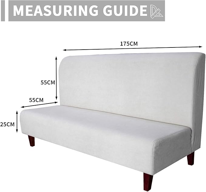 Easy-Going 100% Waterproof Futon Cover, Dual Waterproof Couch Cover for Futon, Stretch Jacquard Sofa Cover, Leakproof Furniture Protector for Kids, Pets, Dog and Cat, Dark Gray